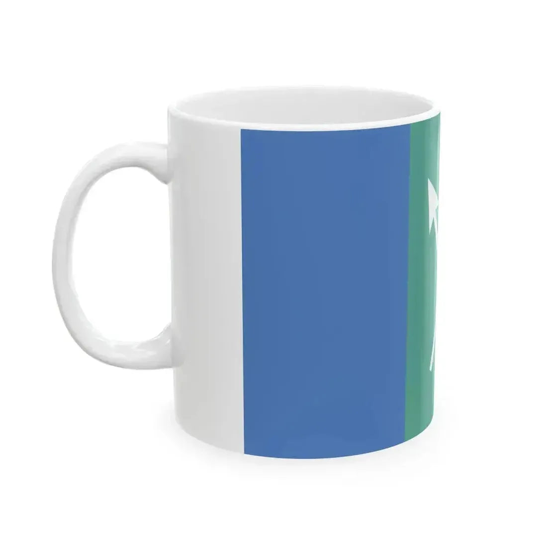 Bandera de Coronda Santa Fe (Argentina) White Coffee Mug - Go Mug Yourself