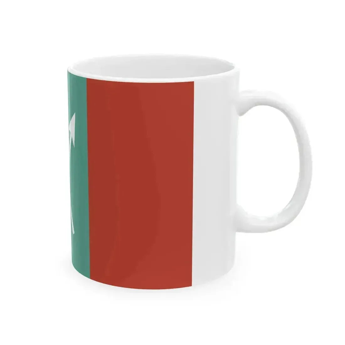 Bandera de Coronda Santa Fe (Argentina) White Coffee Mug - Go Mug Yourself