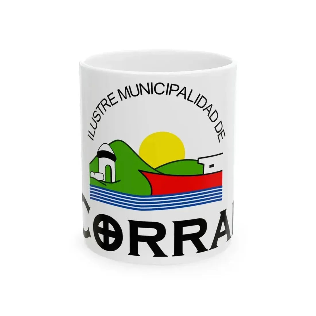 Bandera de Corral Chile (Chile) White Coffee Mug 11oz - Go Mug Yourself
