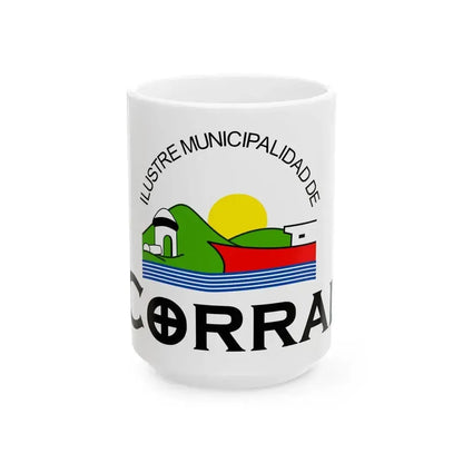 Bandera de Corral Chile (Chile) White Coffee Mug 15oz - Go Mug Yourself