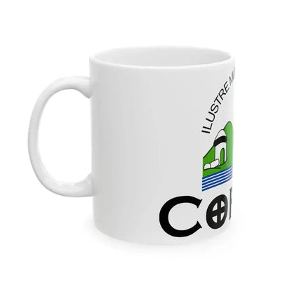 Bandera de Corral Chile (Chile) White Coffee Mug - Go Mug Yourself