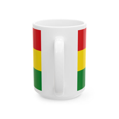 Bandera de Coto Brus (Costa Rica) White Coffee Mug-Go Mug Yourself
