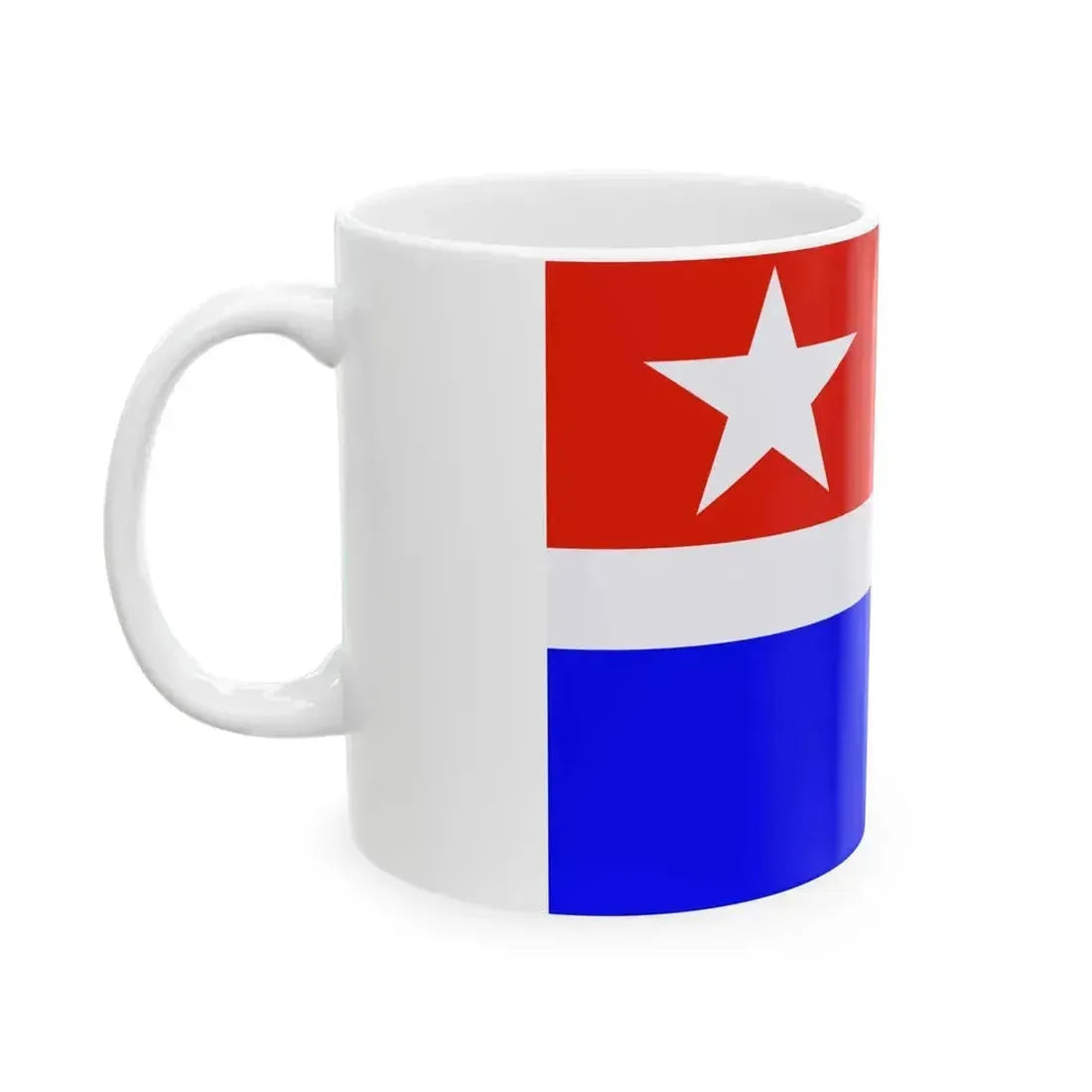 Bandera de Creta 1913 (Greece) White Coffee Mug - Go Mug Yourself