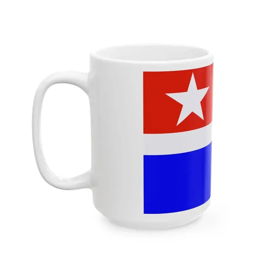 Bandera de Creta 1913 (Greece) White Coffee Mug - Go Mug Yourself