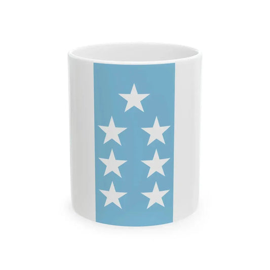 Bandera de Ecuador 1845 (Ecuador) White Coffee Mug 11oz - Go Mug Yourself