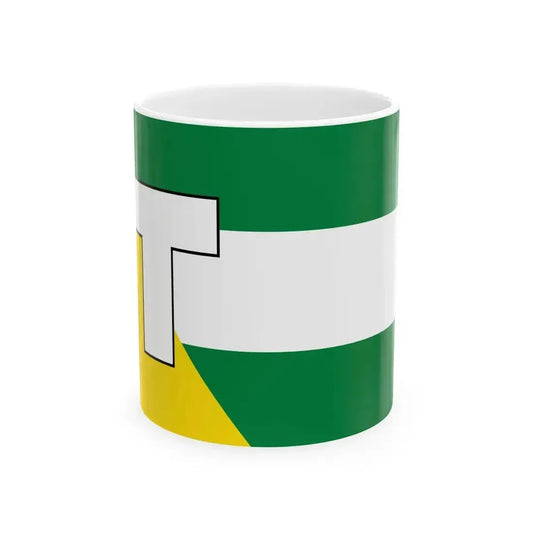 Bandera de El Triunfo (Ecuador) White Coffee Mug 11oz - Go Mug Yourself