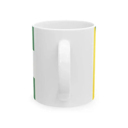 Bandera de El Triunfo (Ecuador) White Coffee Mug - Go Mug Yourself