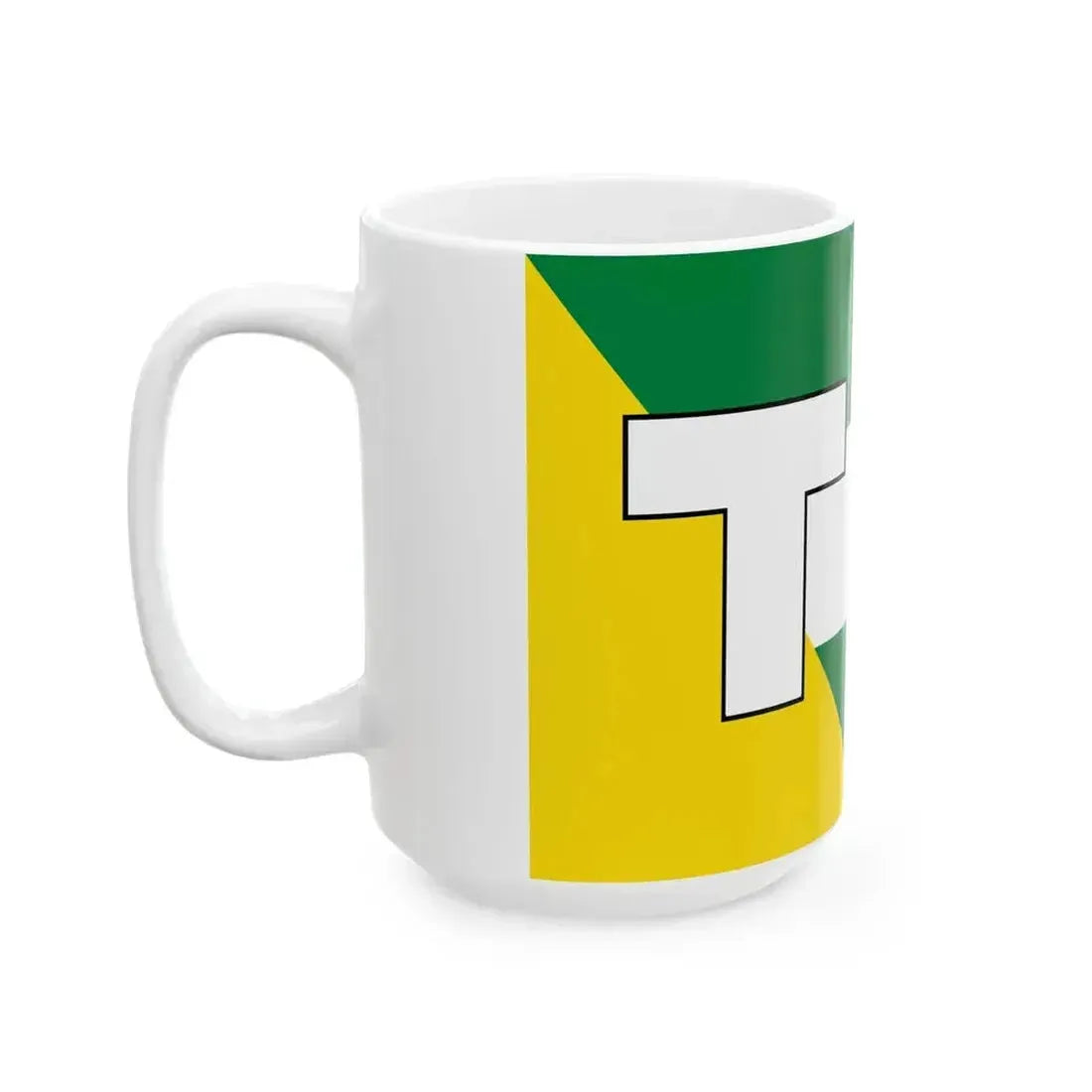 Bandera de El Triunfo (Ecuador) White Coffee Mug - Go Mug Yourself