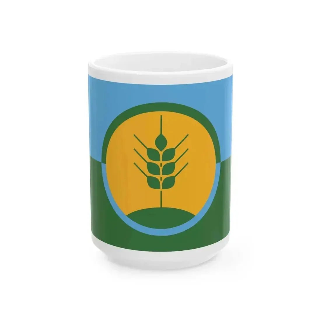 Bandera de Esperanza Santa Fe (Argentina) White Coffee Mug 15oz - Go Mug Yourself