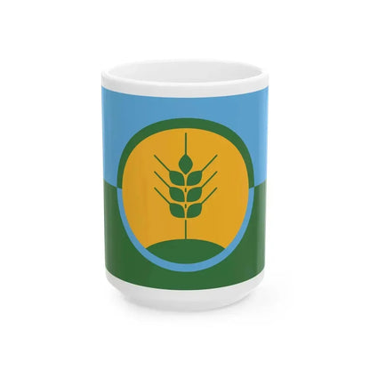 Bandera de Esperanza Santa Fe (Argentina) White Coffee Mug 15oz - Go Mug Yourself
