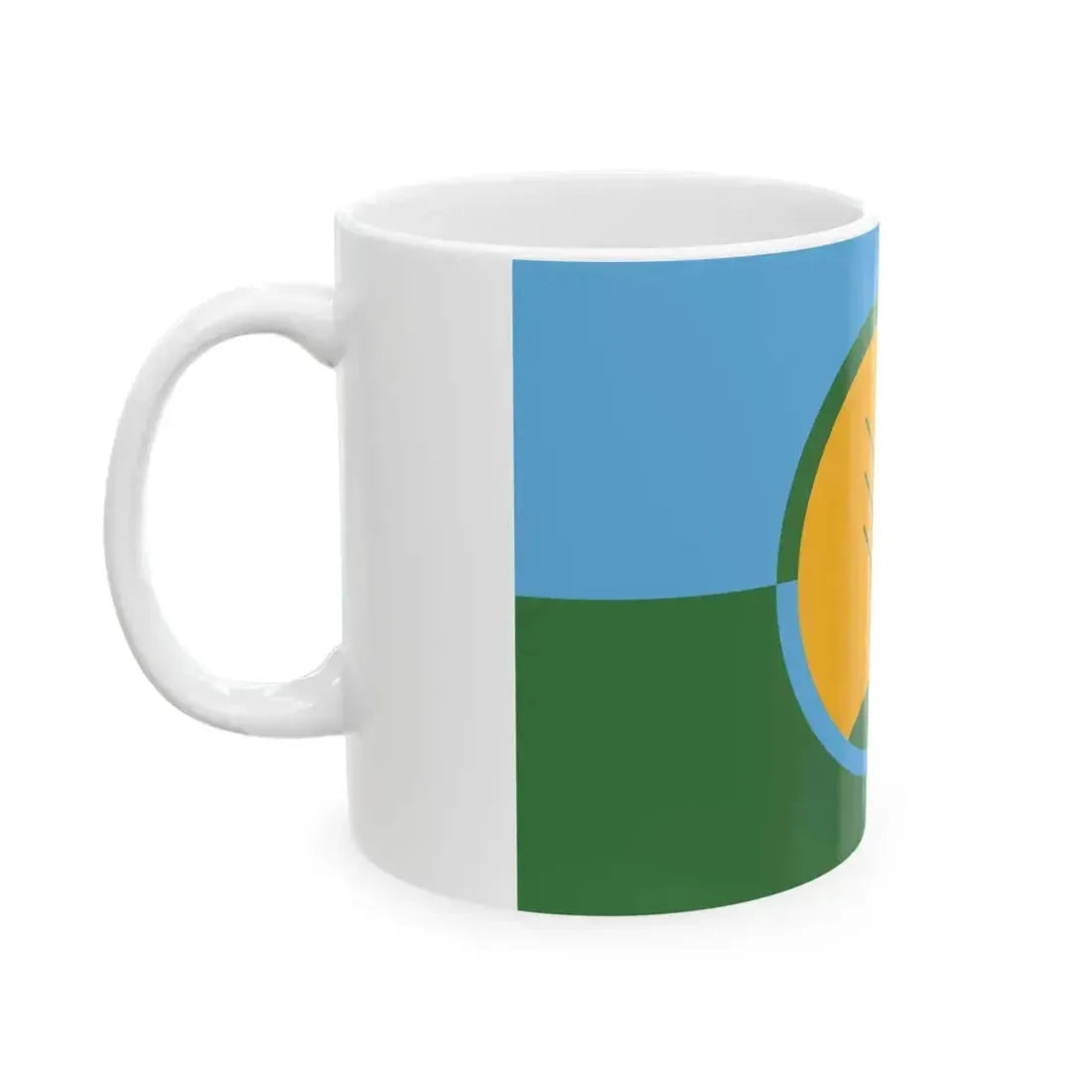 Bandera de Esperanza Santa Fe (Argentina) White Coffee Mug - Go Mug Yourself
