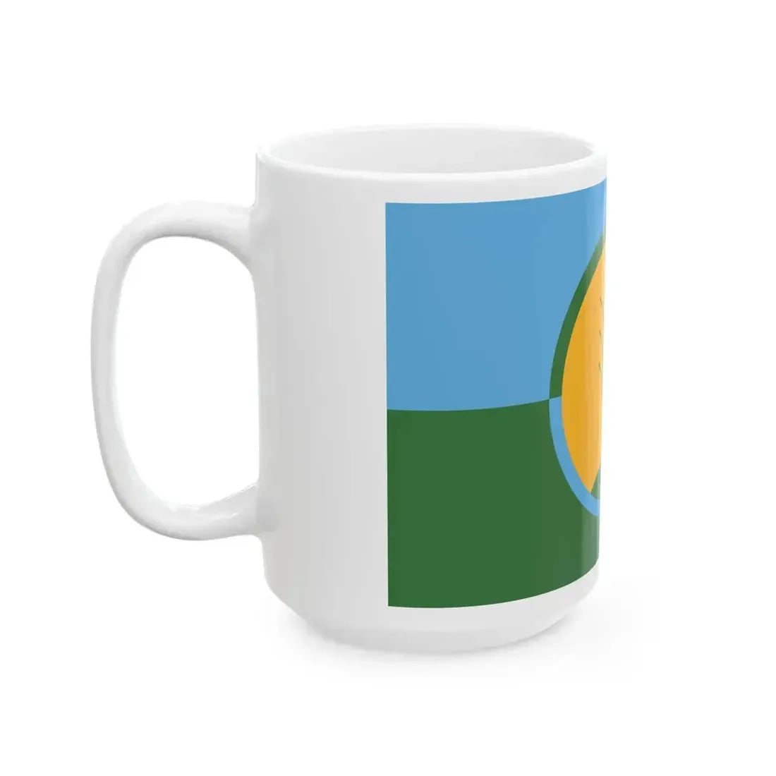 Bandera de Esperanza Santa Fe (Argentina) White Coffee Mug - Go Mug Yourself