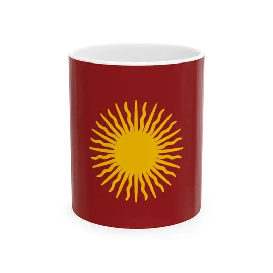 Bandera de Esteban Arze (Bolivia) White Coffee Mug 11oz - Go Mug Yourself