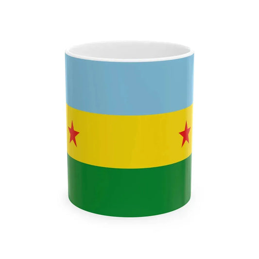 Bandera de Garabito (Costa Rica) White Coffee Mug 11oz - Go Mug Yourself