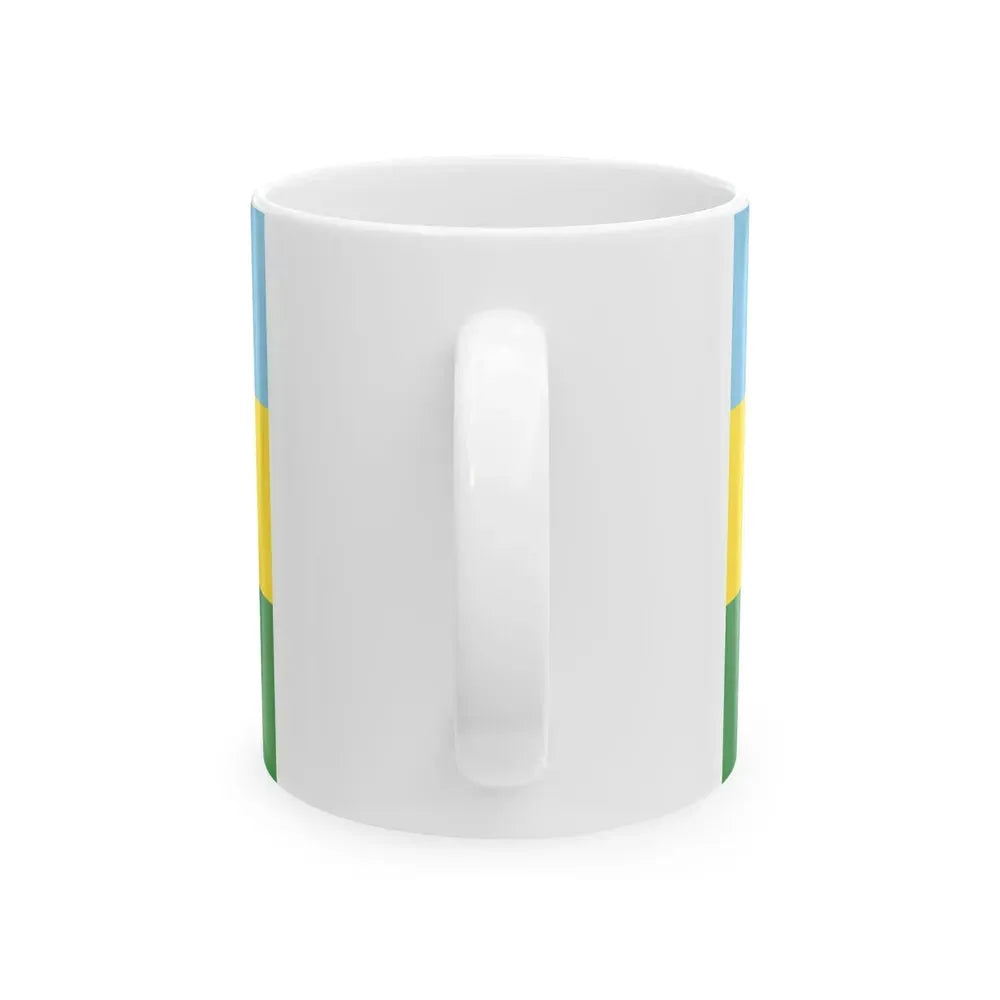 Bandera de Garabito (Costa Rica) White Coffee Mug - Go Mug Yourself
