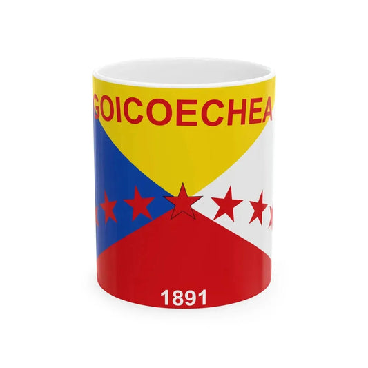 Bandera de Goicoechea (Costa Rica) White Coffee Mug 11oz - Go Mug Yourself