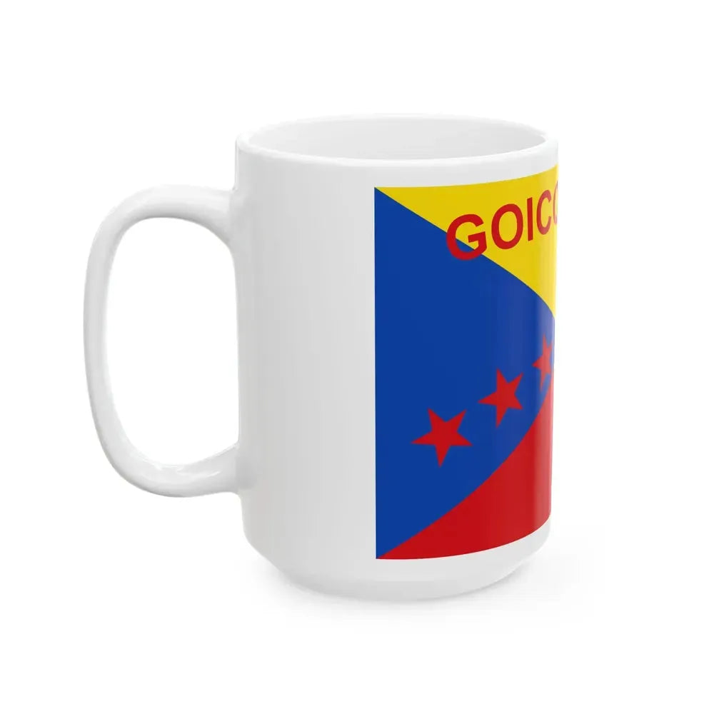 Bandera de Goicoechea (Costa Rica) White Coffee Mug - Go Mug Yourself