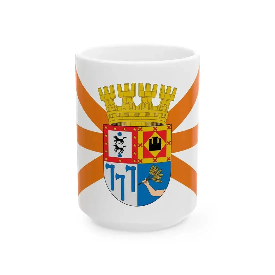 Bandera de Gorbea (Chile) White Coffee Mug 15oz - Go Mug Yourself