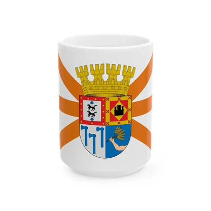 Bandera de Gorbea (Chile) White Coffee Mug 15oz - Go Mug Yourself