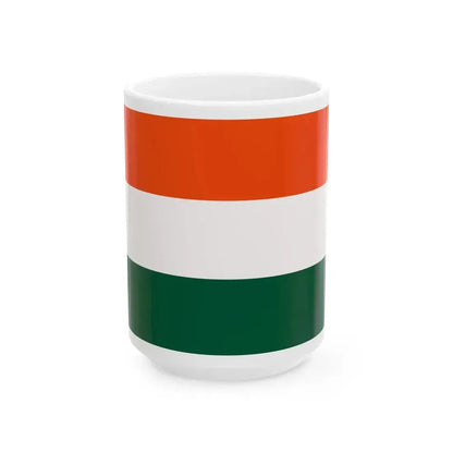 Bandera de Guatuso Costa Rica (Costa Rica) White Coffee Mug 15oz - Go Mug Yourself