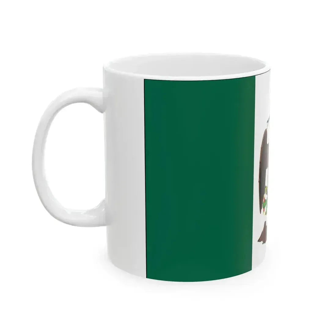 Bandera de guerra del Imperio 1863 a 1867 (Mexico) White Coffee Mug - Go Mug Yourself