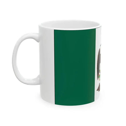 Bandera de guerra del Imperio 1863 a 1867 (Mexico) White Coffee Mug - Go Mug Yourself