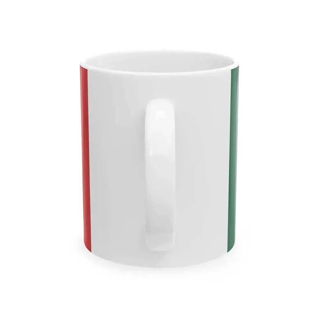 Bandera de Guerra del Segundo Imperio Mexicano 1865-1867 (Mexico) White Coffee Mug - Go Mug Yourself