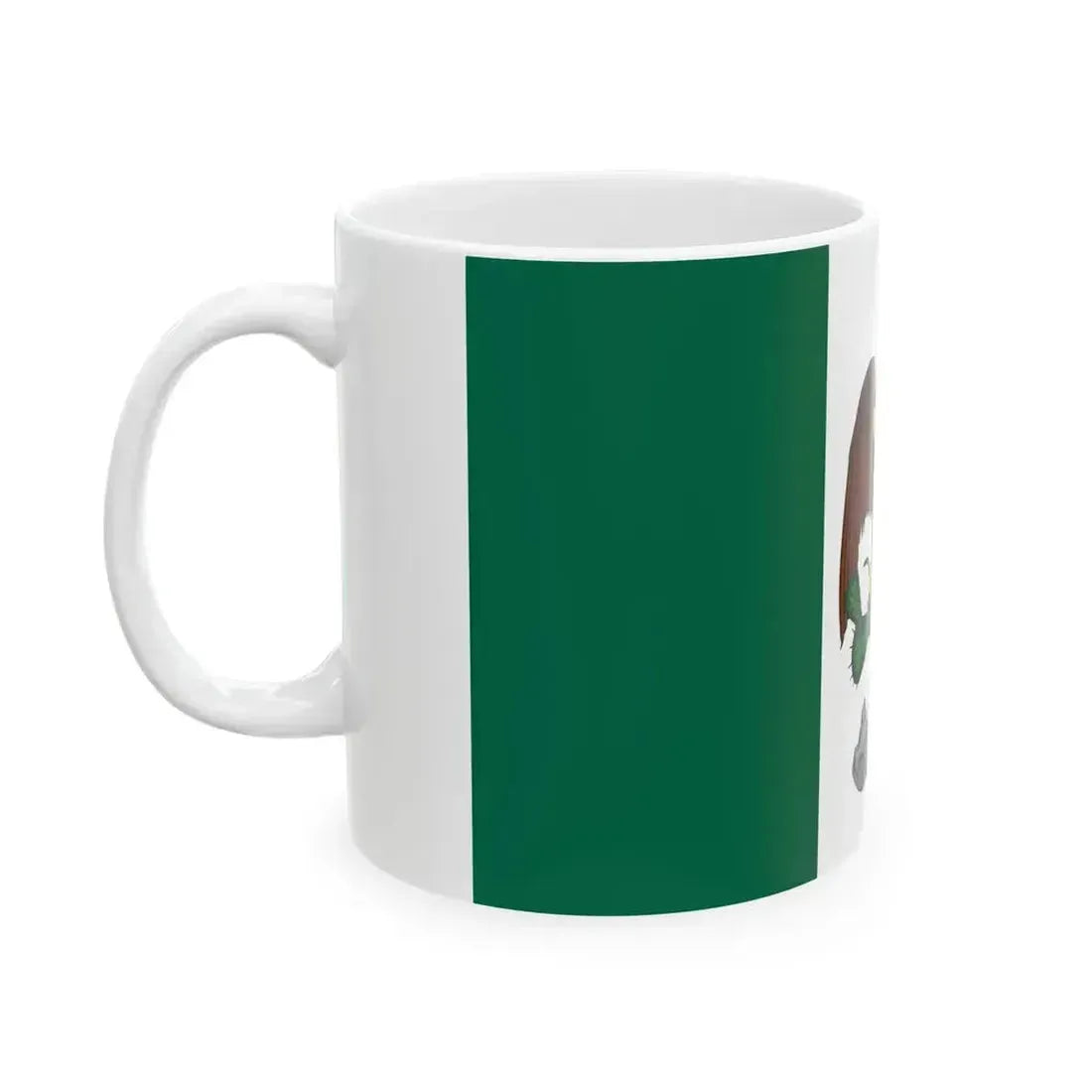 Bandera de Guerra del Segundo Imperio Mexicano 1865-1867 (Mexico) White Coffee Mug - Go Mug Yourself