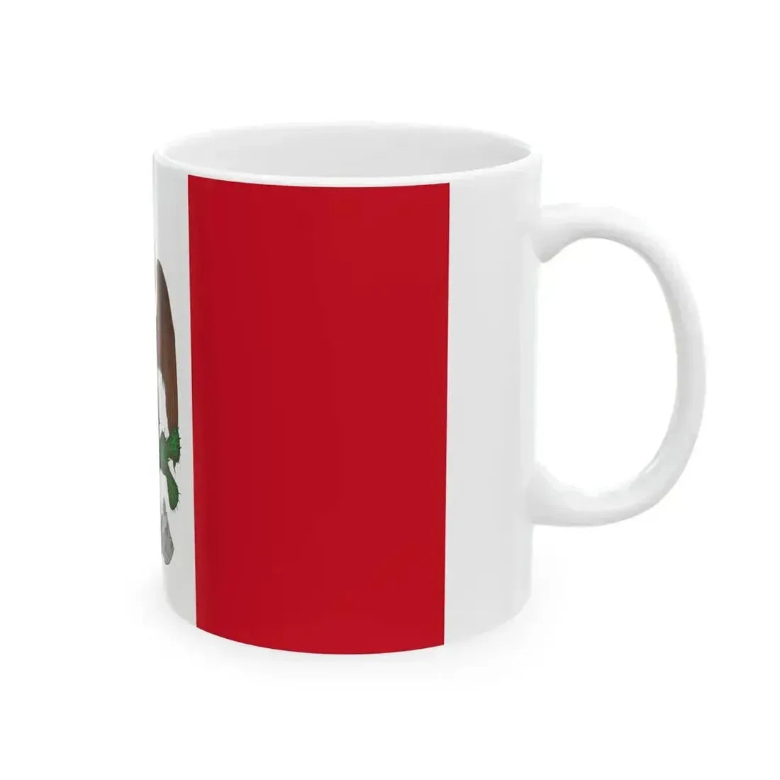 Bandera de Guerra del Segundo Imperio Mexicano 1865-1867 (Mexico) White Coffee Mug - Go Mug Yourself