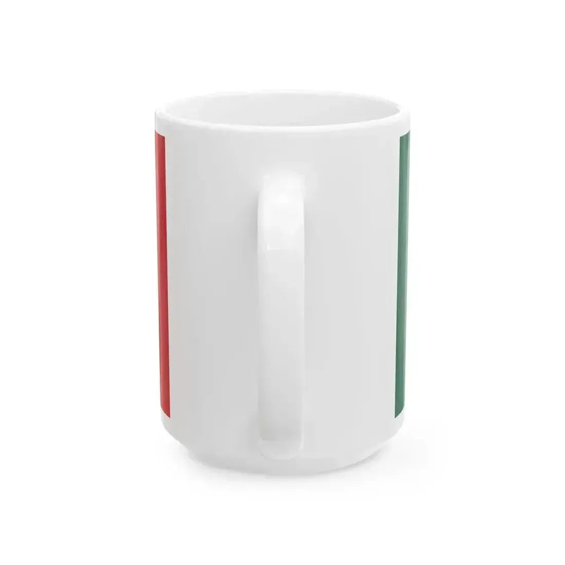 Bandera de Guerra del Segundo Imperio Mexicano 1865-1867 (Mexico) White Coffee Mug - Go Mug Yourself