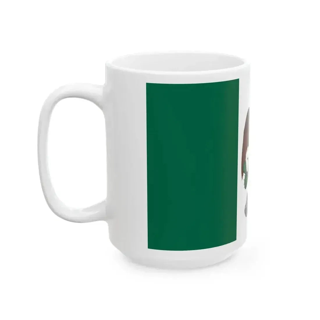 Bandera de Guerra del Segundo Imperio Mexicano 1865-1867 (Mexico) White Coffee Mug - Go Mug Yourself