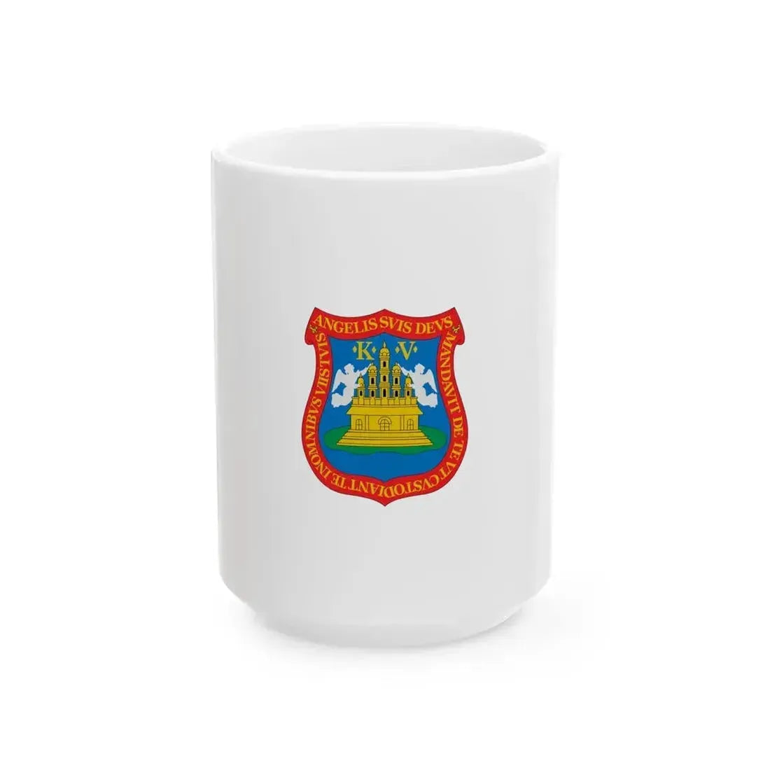 Bandera de Heroica Puebla de Zaragoza Mexico (Mexico) White Coffee Mug 15oz - Go Mug Yourself