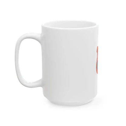 Bandera de Heroica Puebla de Zaragoza Mexico (Mexico) White Coffee Mug - Go Mug Yourself