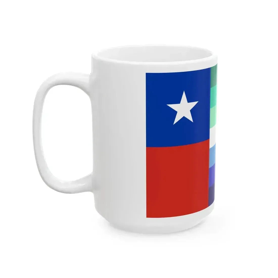 Bandera de Hombres Gay de Chile (Chile) White Coffee Mug - Go Mug Yourself