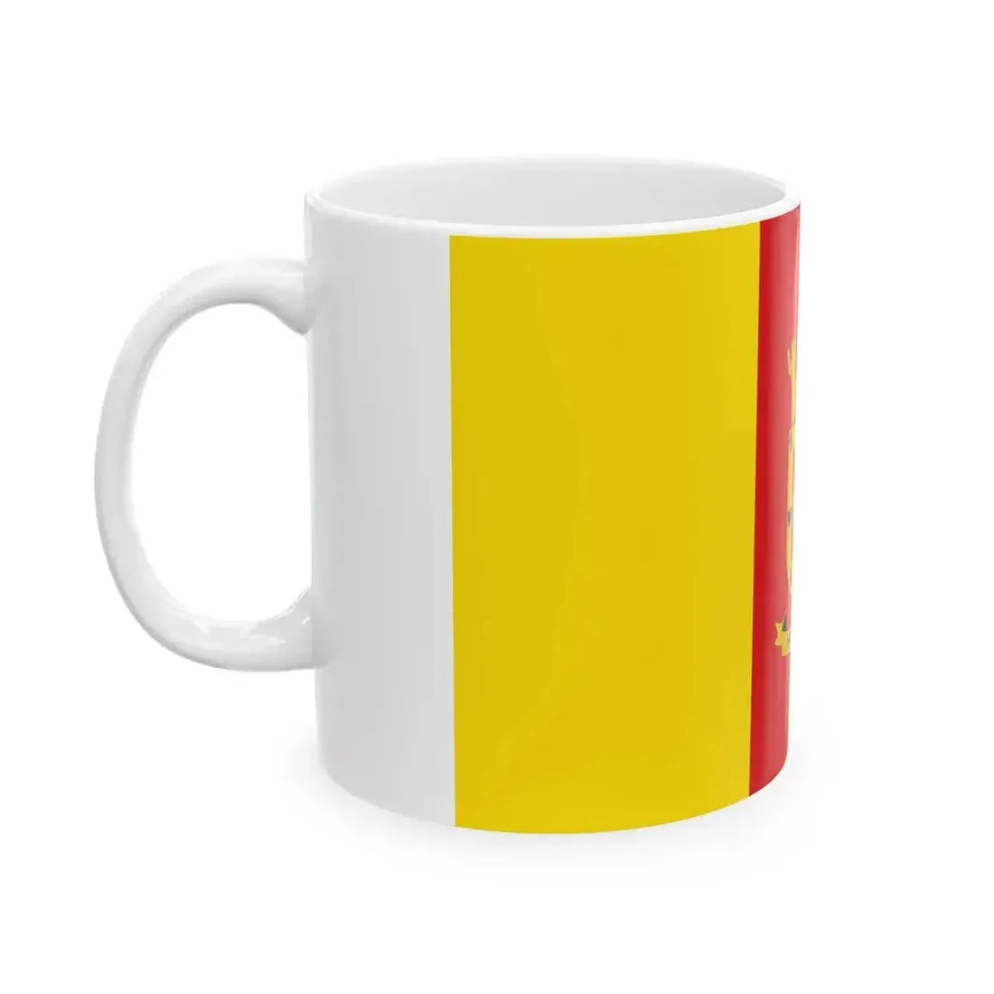 Bandera de Hualqui (Chile) White Coffee Mug - Go Mug Yourself