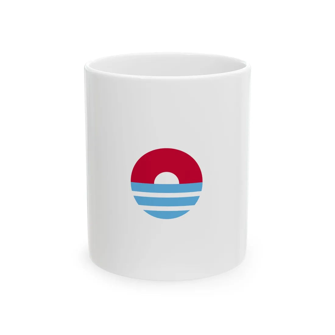 Bandera de Ilo (Peru) White Coffee Mug 11oz - Go Mug Yourself