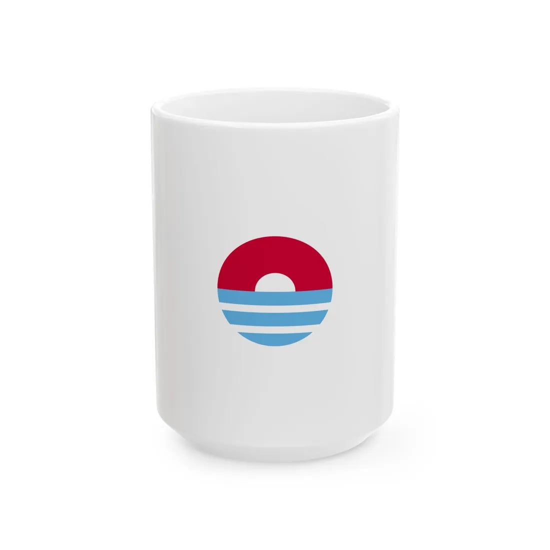 Bandera de Ilo (Peru) White Coffee Mug 15oz - Go Mug Yourself