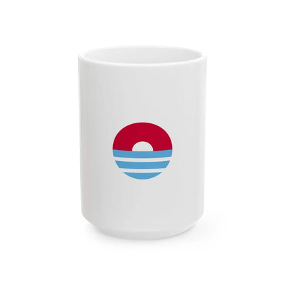 Bandera de Ilo (Peru) White Coffee Mug 15oz - Go Mug Yourself