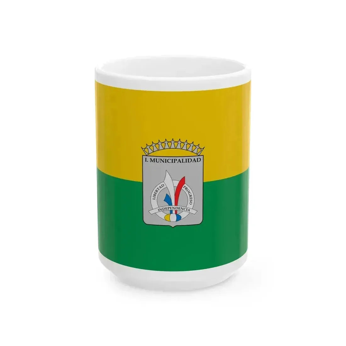 Bandera de Independencia Chile (Chile) White Coffee Mug 15oz - Go Mug Yourself