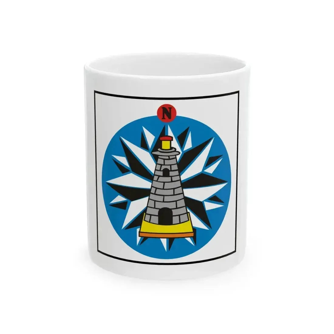 Bandera de Isla Mujeres (Mexico) White Coffee Mug 11oz - Go Mug Yourself