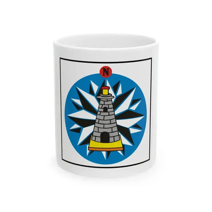 Bandera de Isla Mujeres (Mexico) White Coffee Mug 11oz - Go Mug Yourself