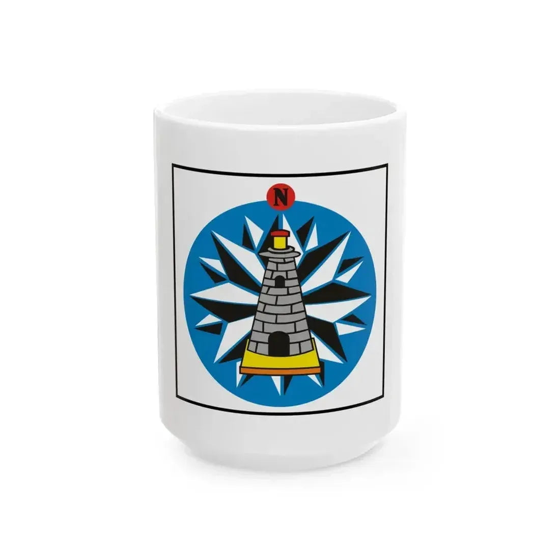 Bandera de Isla Mujeres (Mexico) White Coffee Mug 15oz - Go Mug Yourself