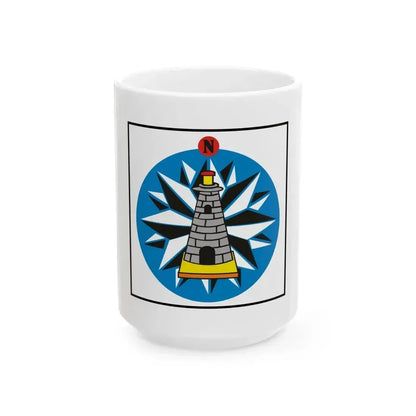 Bandera de Isla Mujeres (Mexico) White Coffee Mug 15oz - Go Mug Yourself