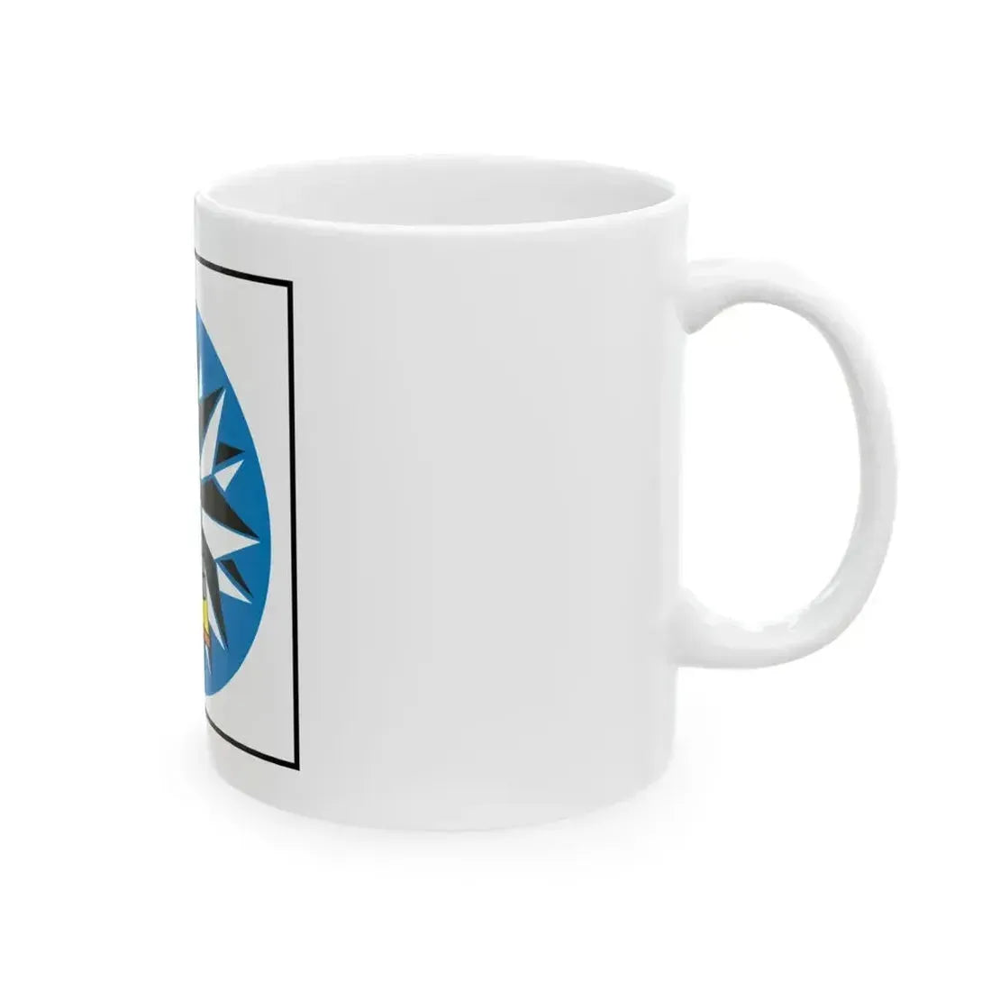 Bandera de Isla Mujeres (Mexico) White Coffee Mug - Go Mug Yourself