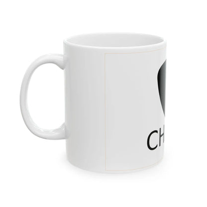 Bandera de la alcaldia de Chacao (Iran) White Coffee Mug - Go Mug Yourself