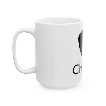 Bandera de la alcaldia de Chacao (Iran) White Coffee Mug - Go Mug Yourself