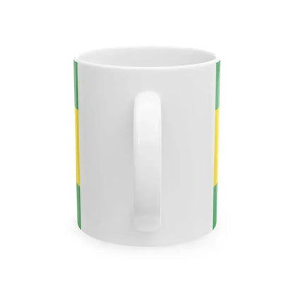 Bandera de La Chorrera (Panama) White Coffee Mug - Go Mug Yourself