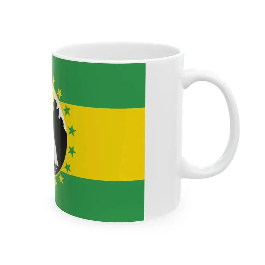 Bandera de La Chorrera (Panama) White Coffee Mug - Go Mug Yourself
