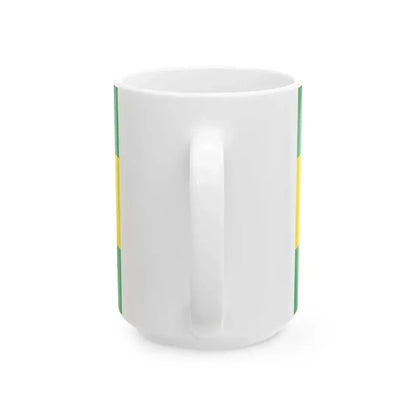 Bandera de La Chorrera (Panama) White Coffee Mug - Go Mug Yourself