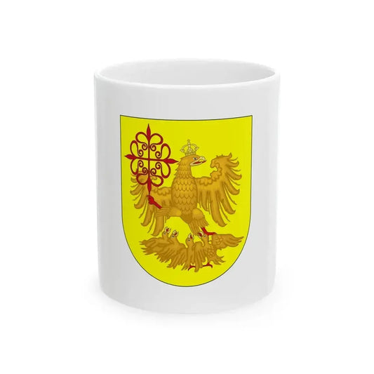 Bandera de la Ciudad de Buenos Aires 1978 (Argentina) White Coffee Mug 11oz - Go Mug Yourself